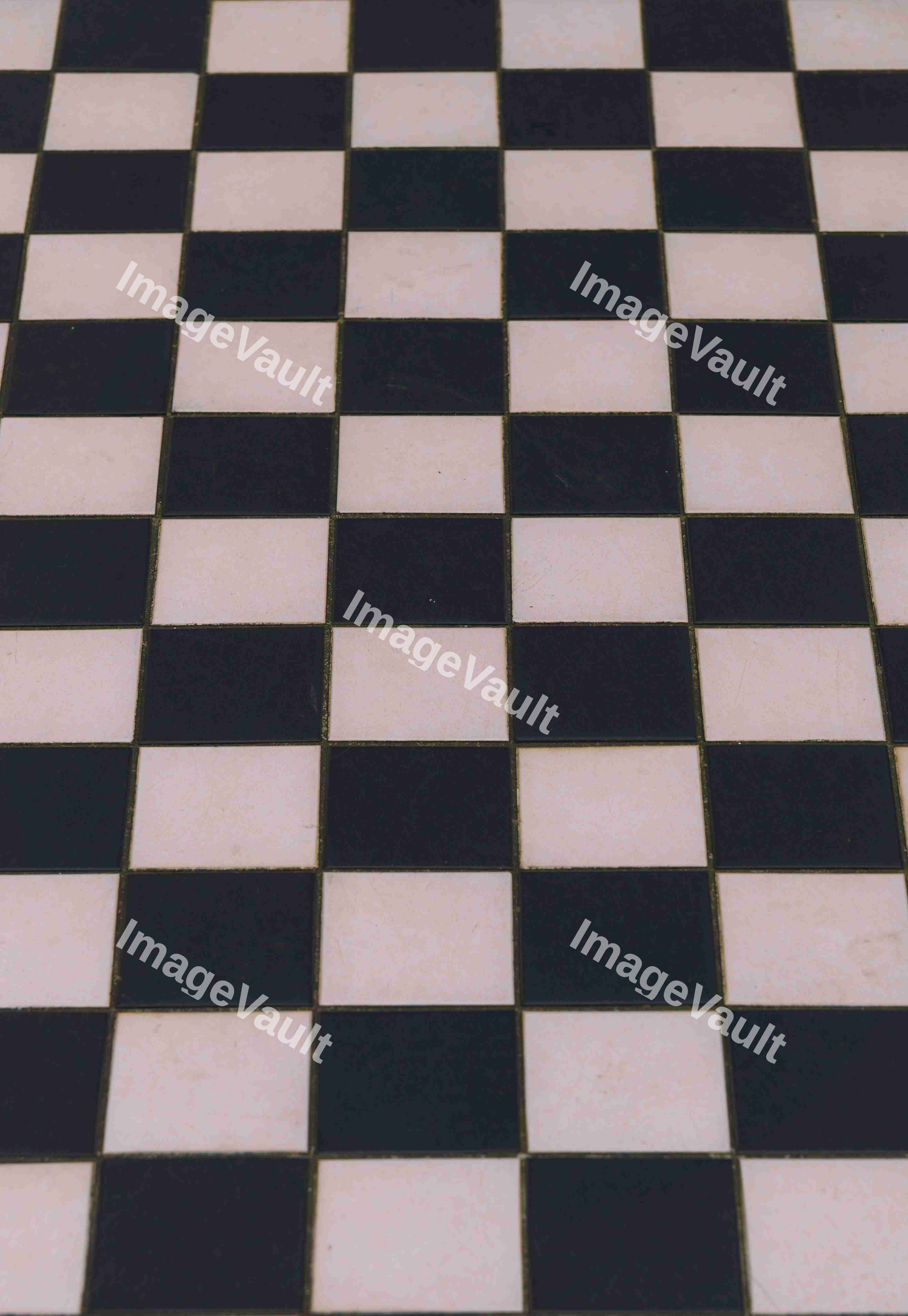 Black and White Square Pattern